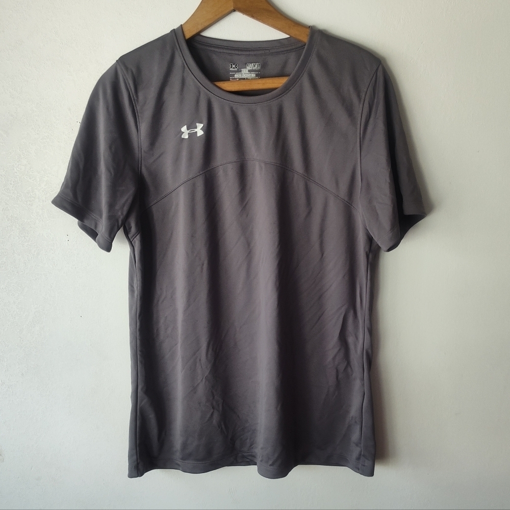 Under Armour Men's Gray T-Shirt Heatgear Loose Fit
